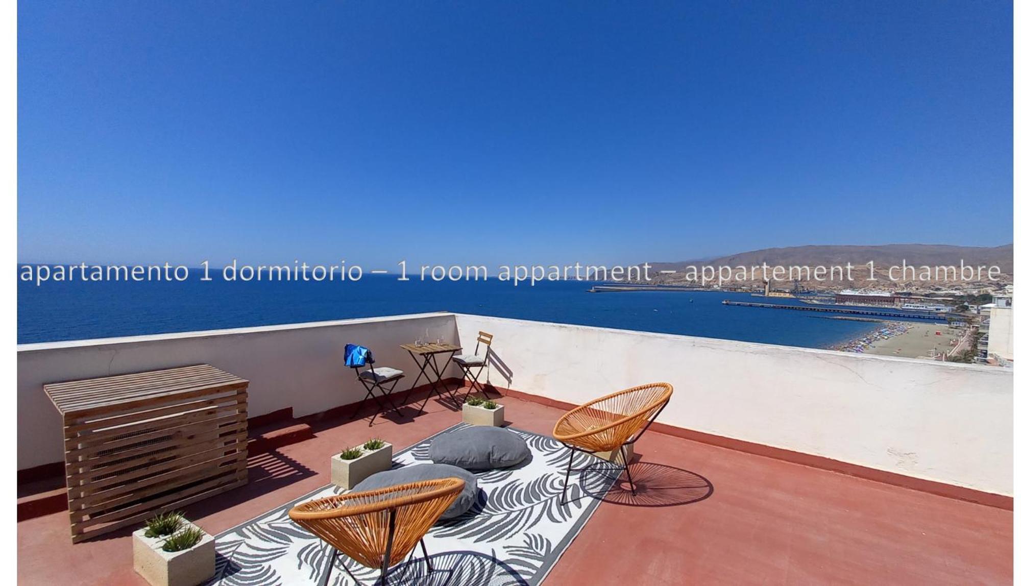 Increible Atico Con Vistas A La Bahia De Almeria Exterior photo
